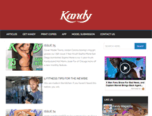 Tablet Screenshot of kandymag.com